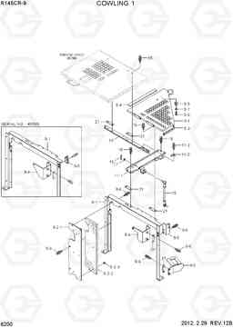 6200 COWLING 1 R145CR-9, Hyundai