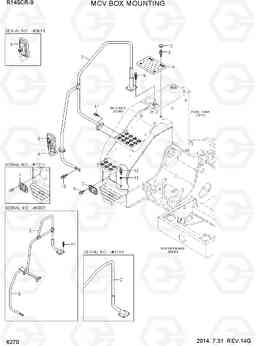 6270 MCV BOX MOUNTING R145CR-9, Hyundai