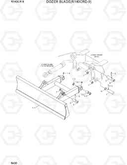 6430 DOZER BLADE(R145CRD-9) R145CR-9, Hyundai