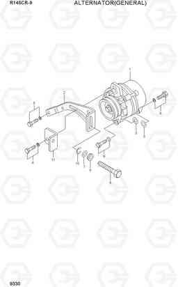 9330 ALTERNATOR(GENERAL) R145CR-9, Hyundai