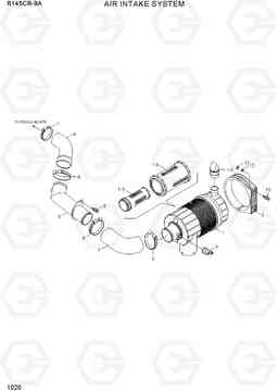 1020 AIR INTAKE SYSTEM R145CR-9A, Hyundai