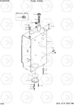 1070 FUEL TANK R145CR-9A, Hyundai