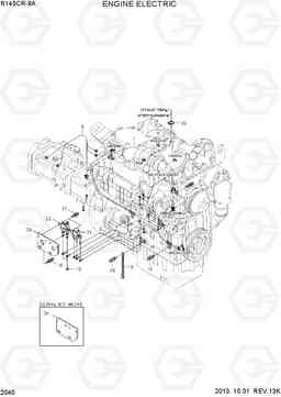 2040 ENGINE ELECTRIC R145CR-9A, Hyundai