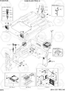 2070 CAB ELECTRIC 2 R145CR-9A, Hyundai