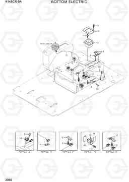 2090 BOTTOM ELECTRIC R145CR-9A, Hyundai