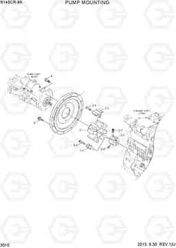 3010 PUMP MOUNTING R145CR-9A, Hyundai