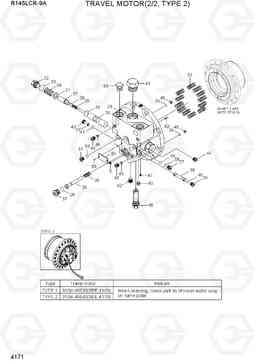 4171 TRAVEL MOTOR(2/2, TYPE 2) R145CR-9A, Hyundai