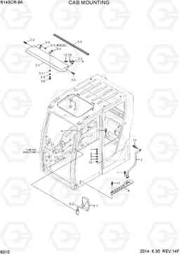 6010 CAB MOUNTING R145CR-9A, Hyundai