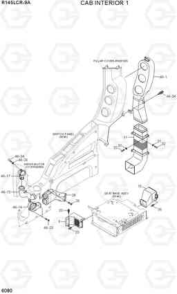 6080 CAB INTERIOR 1 R145CR-9A, Hyundai