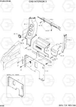 6100 CAB INTERIOR 3 R145CR-9A, Hyundai