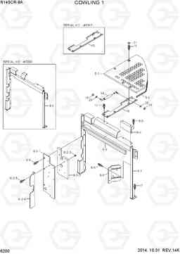 6200 COWLING 1 R145CR-9A, Hyundai