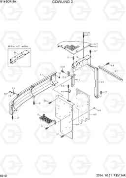 6210 COWLING 2 R145CR-9A, Hyundai