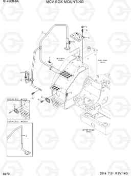 6270 MCV BOX MOUNTING R145CR-9A, Hyundai