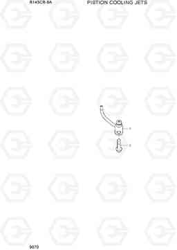 9070 PISTON COOLING JETS R145CR-9A, Hyundai
