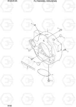 9140 FLYWHEEL HOUSING R145CR-9A, Hyundai