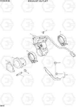 9410 EXHAUST OUTLET R145CR-9A, Hyundai