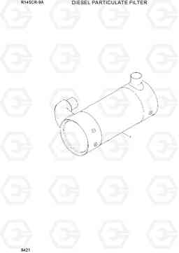 9421 DIESEL PARTICULATE FILTER R145CR-9A, Hyundai