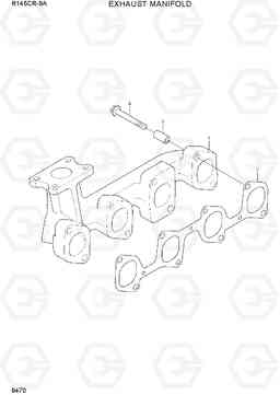 9470 EXHAUST MANIFOLD R145CR-9A, Hyundai