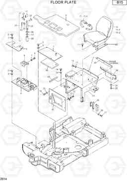 2014 FLOOR PLATE R15-7, Hyundai