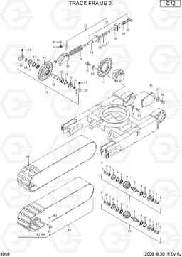 3058 TRACK FRAME 2 R15-7, Hyundai