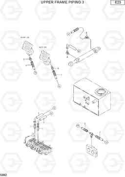 5092 UPPER FRAME PIPING 3 R15-7, Hyundai