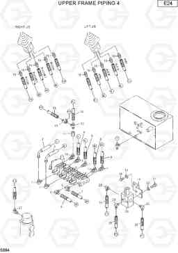 5094 UPPER FRAME PIPING 4 R15-7, Hyundai