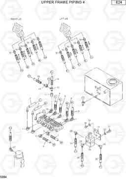 5094 UPPER FRAME PIPING 4 R15-7, Hyundai