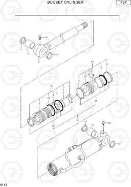 6112 BUCKET CYLINDER R15-7, Hyundai