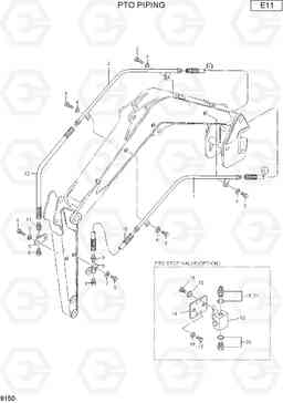 9150 PTO PIPING R15-7, Hyundai