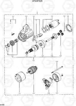 A190 STARTER R15-7, Hyundai