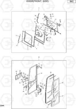 2044 DOOR(FRONT, SIDE) R16-7, Hyundai