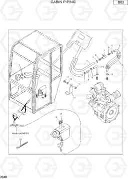 2048 CABIN PIPING R16-7, Hyundai