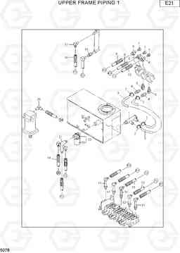 5078 UPPER FRAME PIPING 1 R16-7, Hyundai