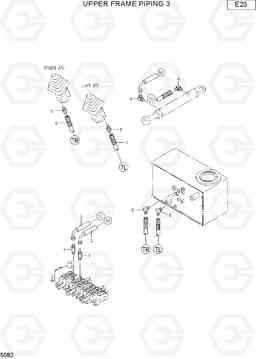 5082 UPPER FRAME PIPING 3 R16-7, Hyundai