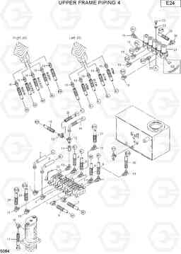 5084 UPPER FRAME PIPING 4 R16-7, Hyundai