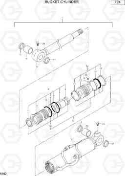 6102 BUCKET CYLINDER R16-7, Hyundai