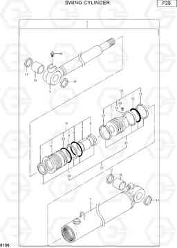 6106 SWING CYLINDER R16-7, Hyundai