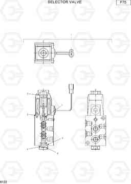 6122 SELECTOR VALVE R16-7, Hyundai