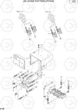 9138 J/D LEVER PATTERN PIPING R16-7, Hyundai