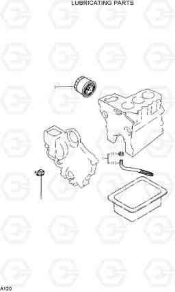 A120 LUBRICATING PARTS R16-7, Hyundai