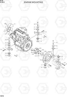 1010 ENGINE MOUNTING R16-9, Hyundai