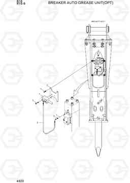 4920 BREAKER AUTO GREASE UNIT(OPT) R16-9, Hyundai