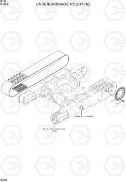 5010 UNDERCARRIAGE MOUNTING R16-9, Hyundai