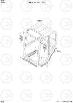 6020 CABIN MOUNTING R16-9, Hyundai