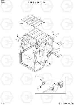 6110 CABIN ASSY(1/5) R16-9, Hyundai