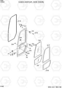 6140 CABIN ASSY(4/5) R16-9, Hyundai