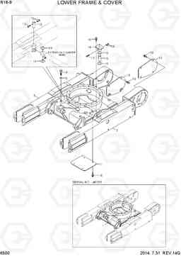 6500 LOWER FRAME & COVER R16-9, Hyundai