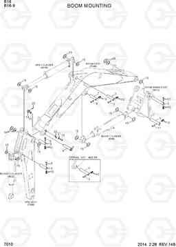 7010 BOOM MOUNTING R16-9, Hyundai