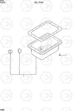 9080 OIL PAN R16-9, Hyundai