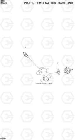 9210 WATER TEMPERATURE GAGE UNIT R16-9, Hyundai